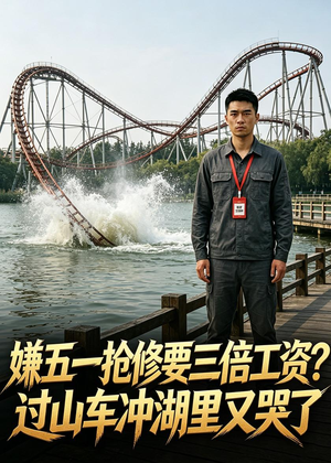 嫌五一抢修要三倍工资？过山车冲湖里又哭了（33集）每日短剧追不停