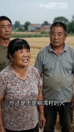 讹走收割机后，她家麦子烂地里（50集）追风的女孩短剧
