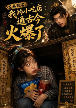 花卷致富：我的小吃店通古今火爆了（111集）独家短剧免费看