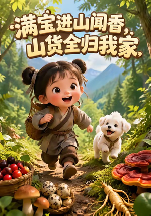 满宝进山闻香，山货全归我家（203集）免费全集短剧