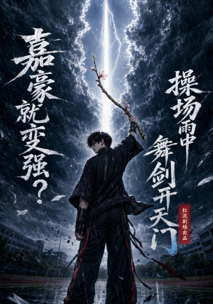 嘉豪就变强？操场雨中舞剑开天门（68集）全集免费看短剧