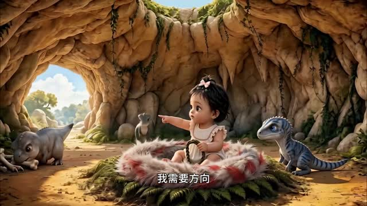 霸王龙窝来了个小姐姐（69集）好看的短剧来了
